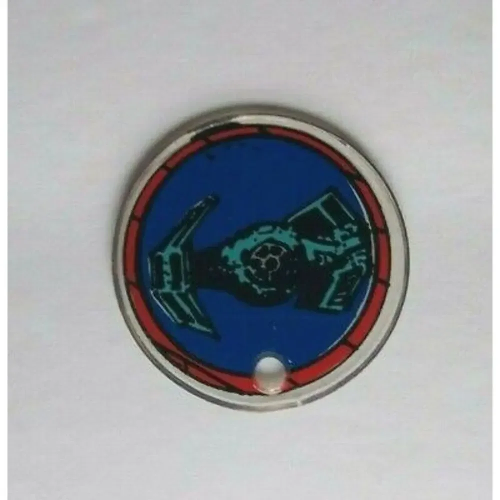 Data East Star Wars Pinball Keychain Original Promo Plastic Space Ship Sci-Fi